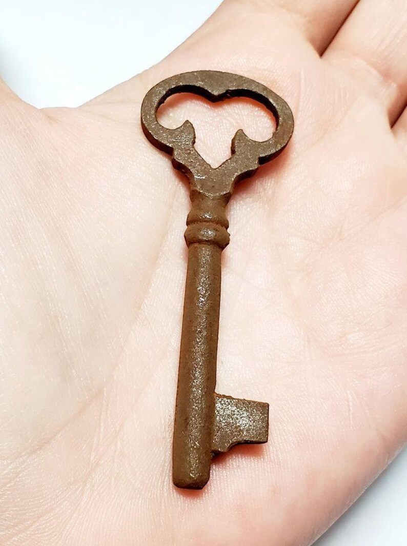 Antique Reproduction Skeleton Key Vintage Skeleton Key Rusty Etsy