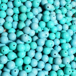 Blue Green Vintage Faux Turquoise, Lucite Beads, Vintage Lucite Rounds, Blue Rounds, Blue Lucite, Green Lucite, Vintage Beads