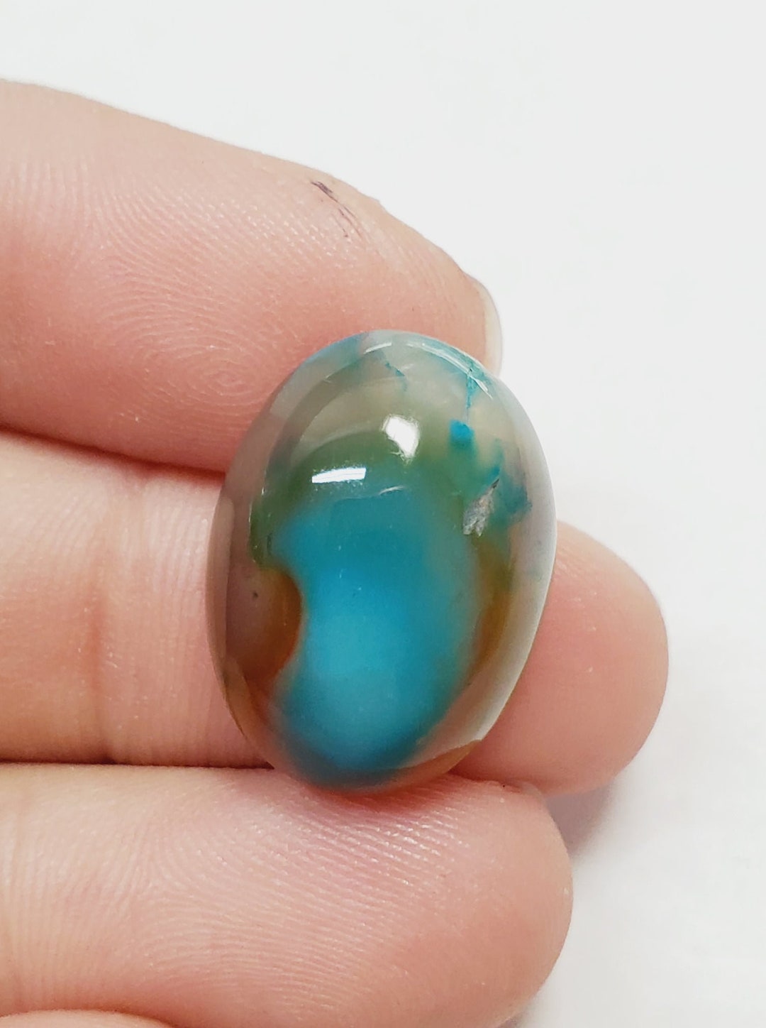 Color Bursting Rainbow Fire Agate Gemstone Cabochon, Rainbow Cab