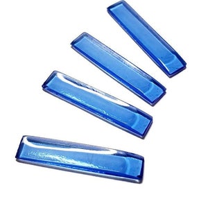 Vintage Czech Glass Rectangle Cabochon, 1pc