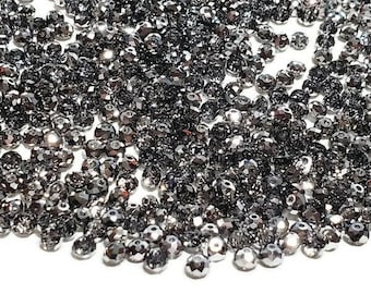 4mm Crystal Light Chrome Swarovski Crystal Beads Article 5040 Briolette Beads, 12pcs