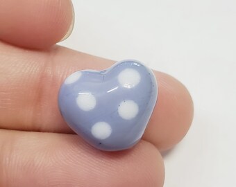Artisan Handmade Lampwork Heart Glass Bead