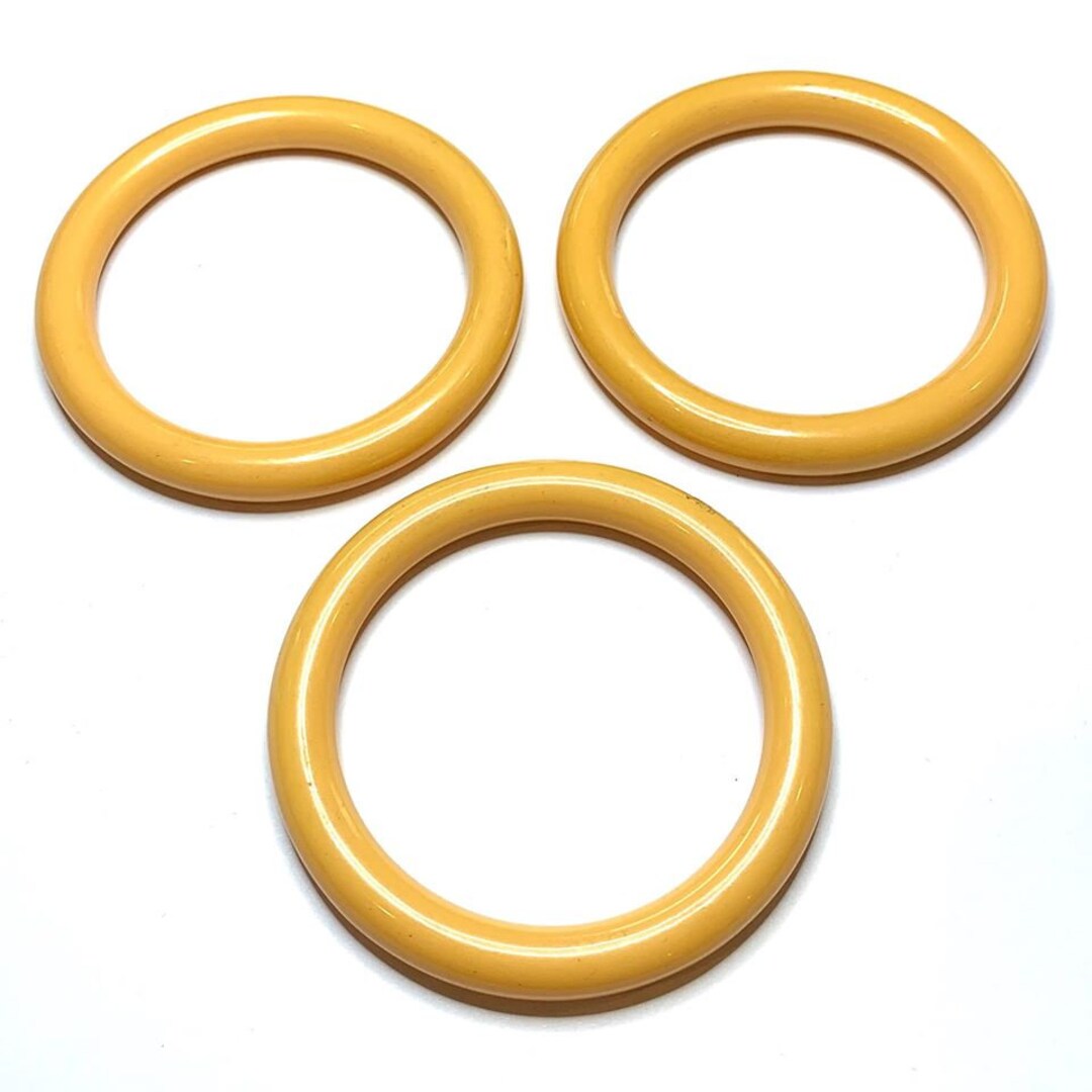 62mm Vintage Yellow Bakelite Ring, 1pc - Etsy
