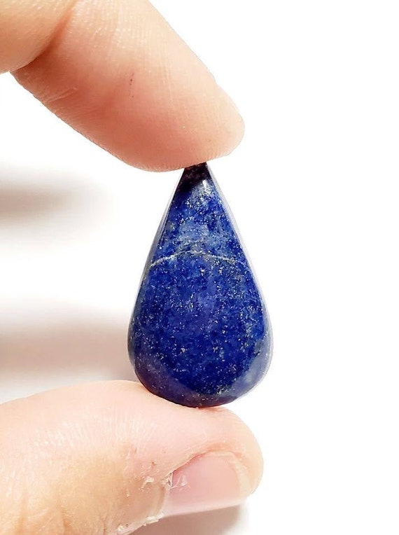 Cabochon De Lapis-lazuli Naturel – Forme Cabochon, Gemme Citrine, Occasion – Pour Création Bijoux