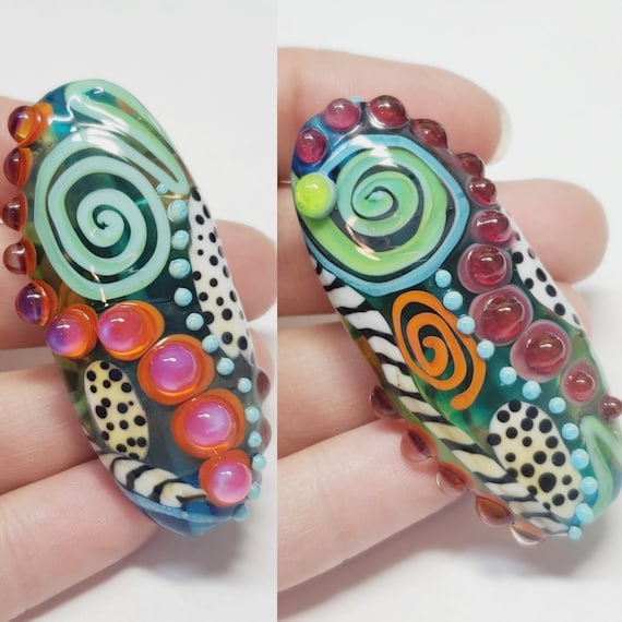 職人のランプワークガラスビーズフォーカル、ガラスフォーカルビーズ