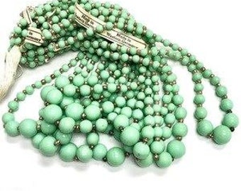 Buy 6 Vintage Mixed Japan Cherry Brand Blue Brown Glass Beads Online in India