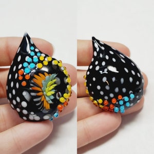 Artisan Bea Stoertz Handmade Lampwork Glass Bead, 1pc