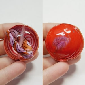 Artisan Bea Stoertz Handmade Lampwork Glass Bead, 1pc
