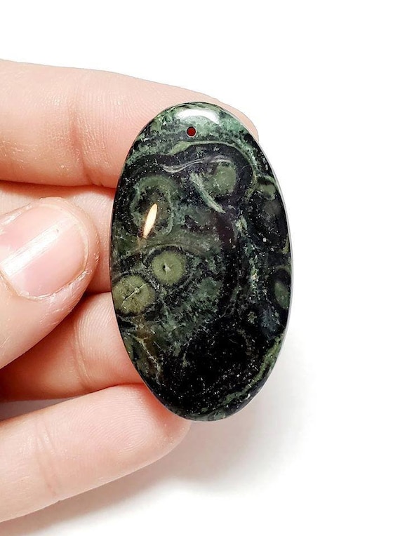 Kambaba Jasper Gemstone Cabochon, 1pc