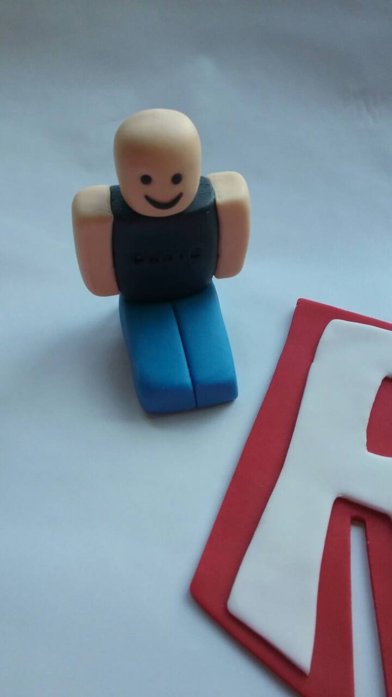 Roblox fondant cake topper Etsy