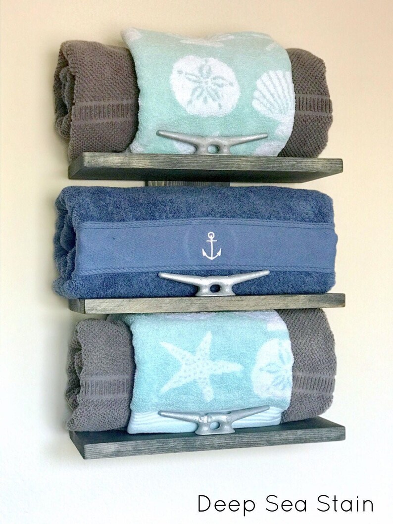 Nautical Wall Decor Bathroom Shelves Nautical Decor | Etsy