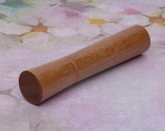 Australian River Blue Gum hand turned wood needle case