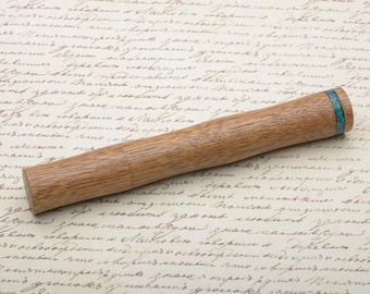 Australian Tulip Oak Hand turned wood needle case