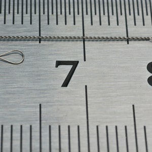 0.29mm Mini Eye Springy Australian Made Twisted Wire Beading Needles