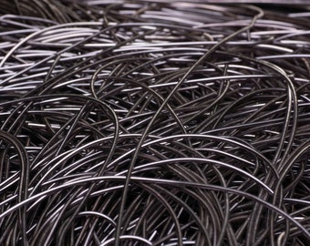 Antique Silver French Wire Gimp Bullion Wire Purl Wire 1mm - 1 Metre (39 Inches)