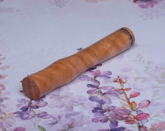 Blackbutt hand turned wood needle case
