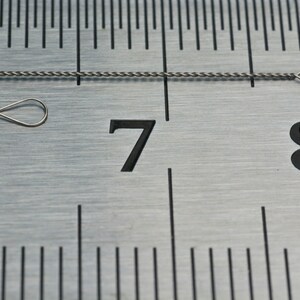 0.19mm Mini Eye Springy Australian Made Twisted Wire Beading Needles