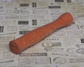 Tasmanian Myrtle hand turned wood needle case