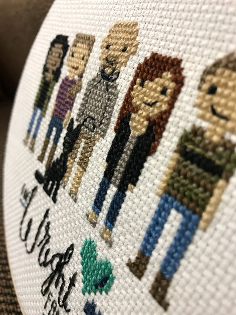 Custom Cross Stitch Family Etsy