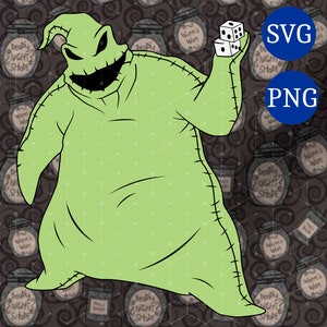 Oogie  SVG (Layered) & PNG Digital Download Files  halloween christmas cricut
