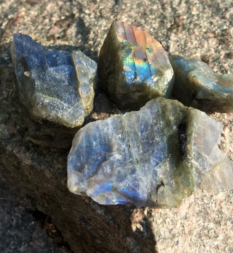 High Flash Labradoriteraw Labradorite Unpolished Rough Etsy