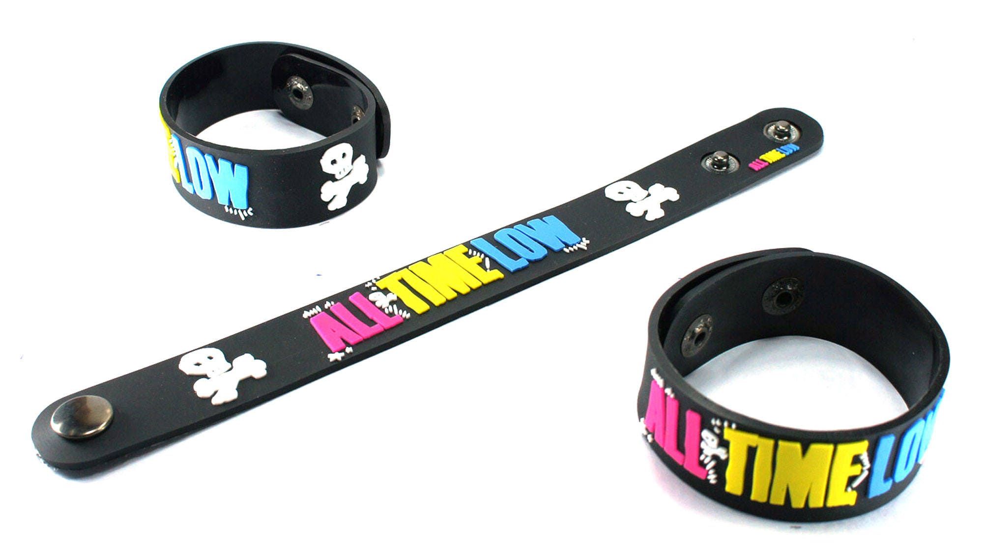 Sxuefang Silicone Hand Ring 1 Inch Pink Floyd Rock Band Bracelet :  Amazon.de: Fashion