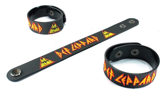 Def Leppard New! Rubber Bracelet Wristband Hysteria Dlp188Na