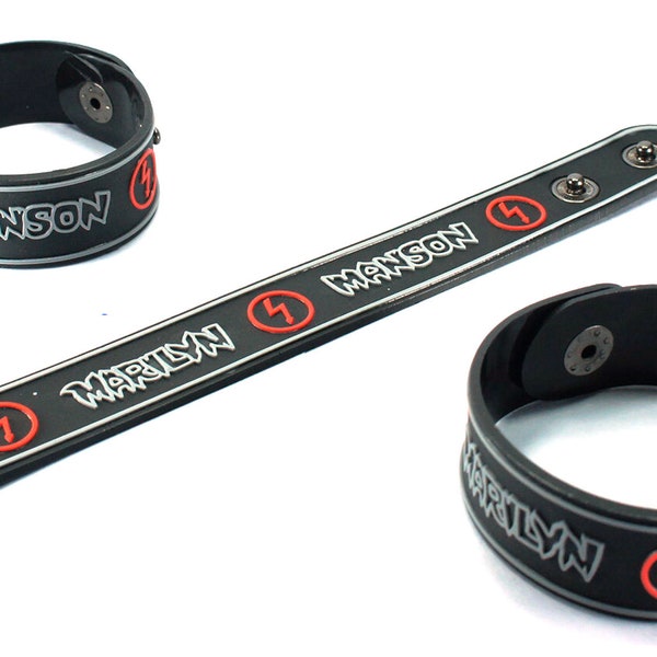 Marilyn Manson Wristband Premium Quality Sale On Usa Uk And Eu Bracelet Street Fashion Hot Mms14N