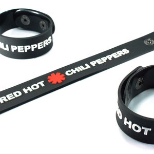 Red Hot Chili Peppers Wristband Premium Quality Sale On Usa Uk And Eu Bracelet Embossed Premium Grade Beautiful Rcp12N