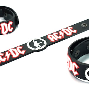 Ac/Dc Wristband Music Rock Emo Death Trash Metal Pop Korea Bracelet Street Fashion Hot Adc298N