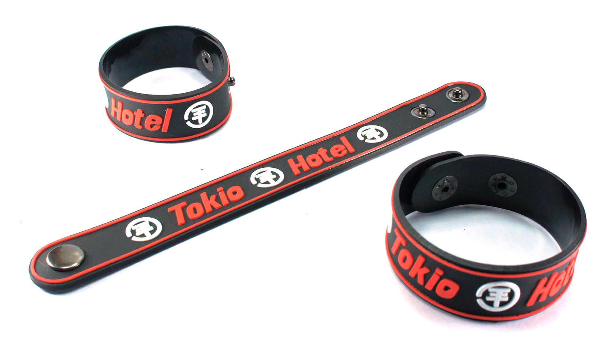 Tokio Hotel New! Rubber Bracelet Wristband Humanoid Tkh38Na