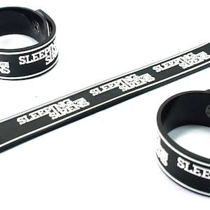 Sleeping With Sirens New! Rubber Bracelet Wristband Let&#39;S Cheers To This/Feel Vr124