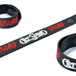 Get Scared New! Rubber Bracelet Wristband Sarcasm Gsd194Na