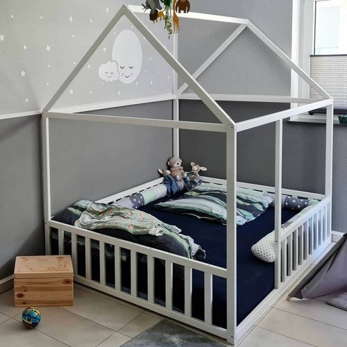 Toddler House Beds With Slats Montessori Style Bed Etsy Canada