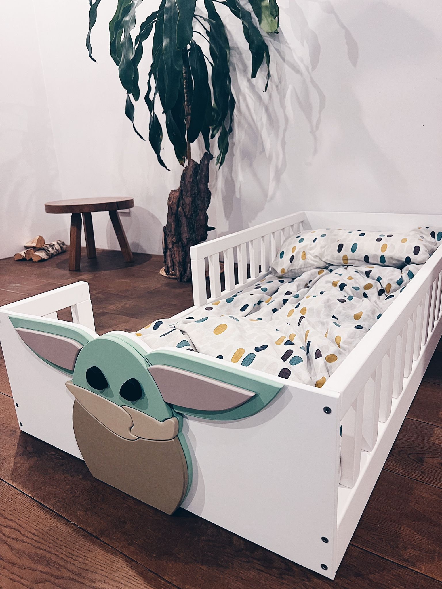 Toddler Bed Greblyn Star Wars Yoda Bed for Kids Baby Yoda Etsy UK