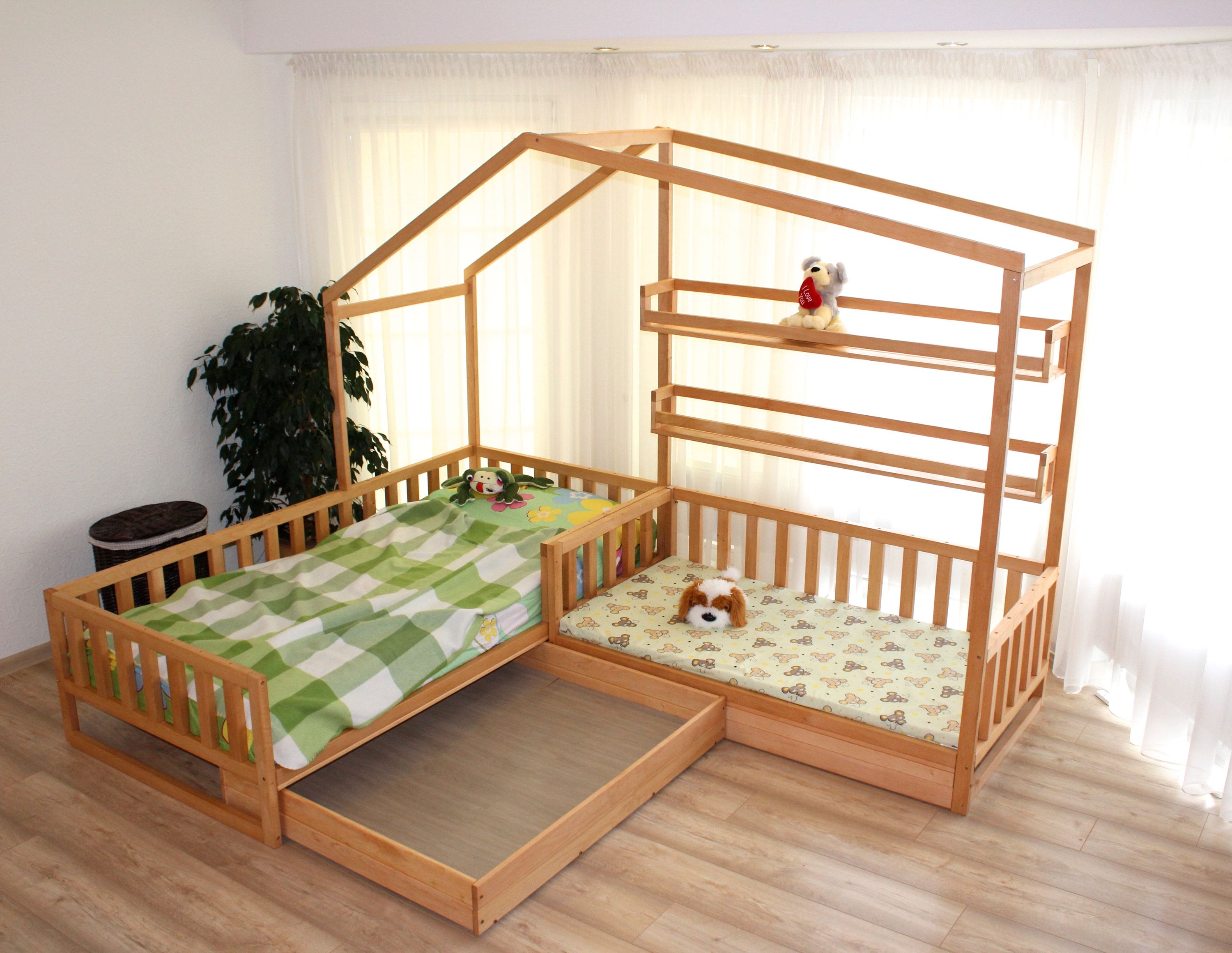 Toddler House Beds With Slats Montessori Style Bed Etsy Australia