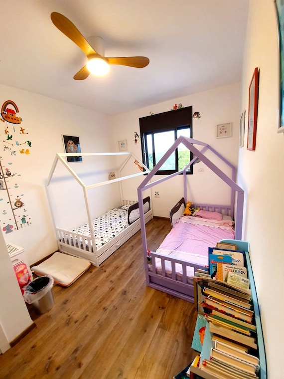 wooden bed kids