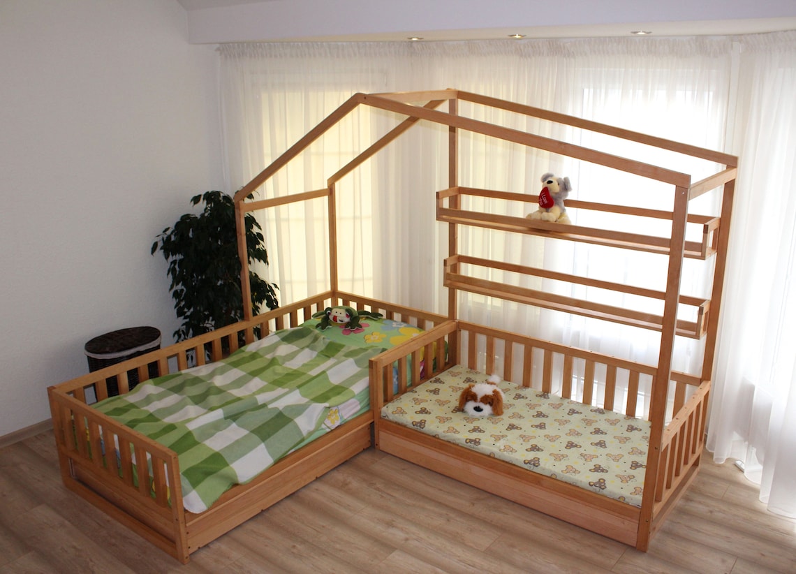 Toddler House Beds With Slats Montessori Style Bed Etsy Australia