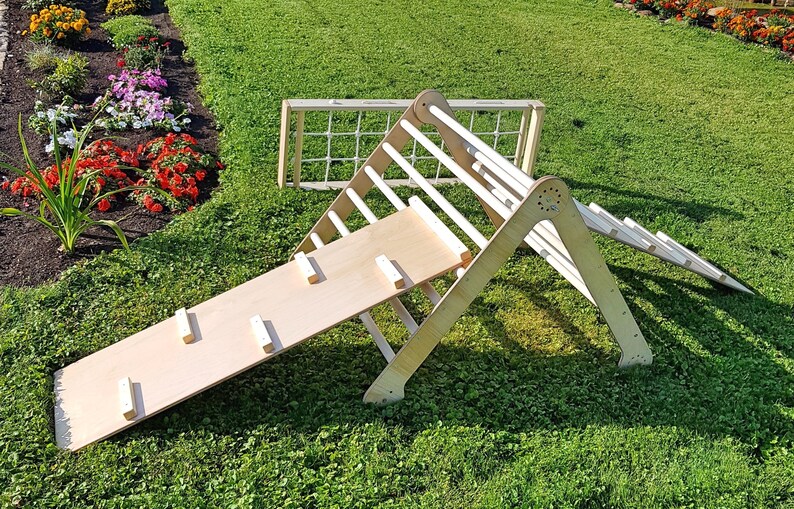 Pikler triangle Step Triangle Climbing ladder for toddler | Etsy