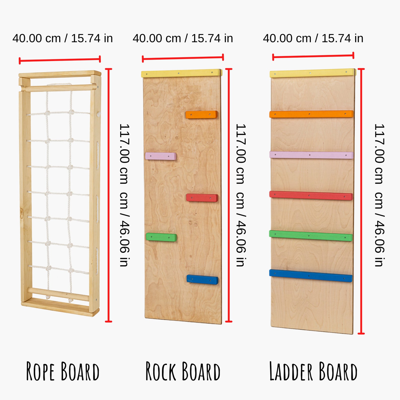 Ladder Stair Rock Rope Boards WITHOUT the Triangle Etsy
