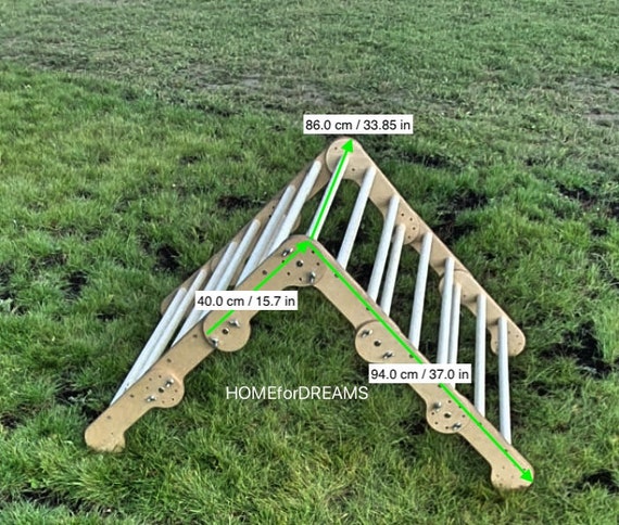 Pikler triangle - transformer, Step Triangle, Climbing ladder for toddler, Climbing triangle for toddlers, Triangle with ramp,Pikler dreieck