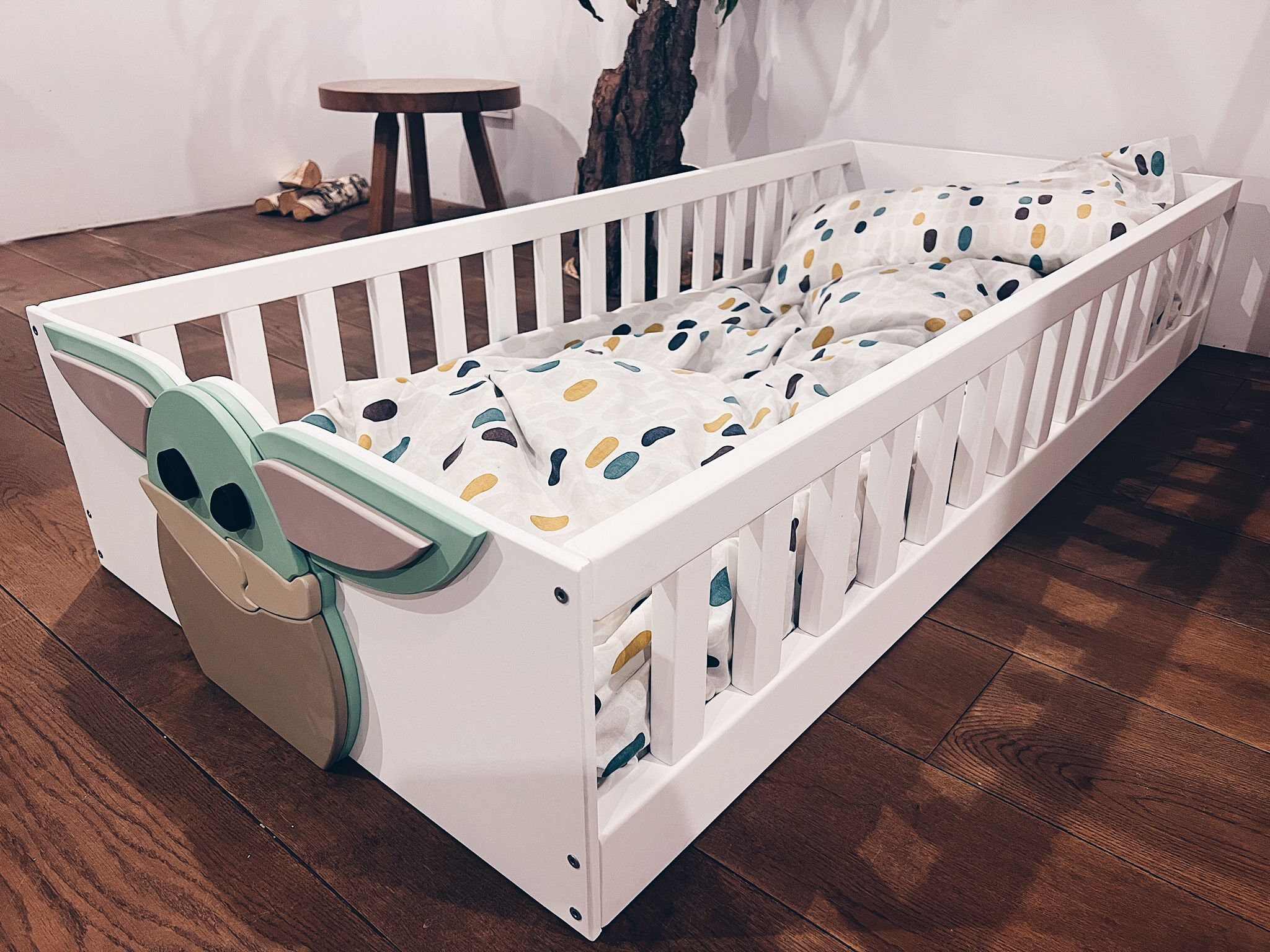 Toddler Bed Greblyn Star Wars Yoda Bed for Kids Baby Yoda Etsy UK