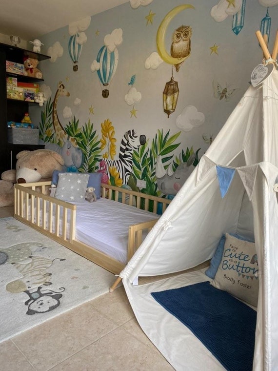 Toddler Bed With Slats Montessori Bed Floor Bed Etsy