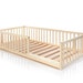 Toddler bed with slats, Montessori bed, Floor Bed, www.home4dreams.com 