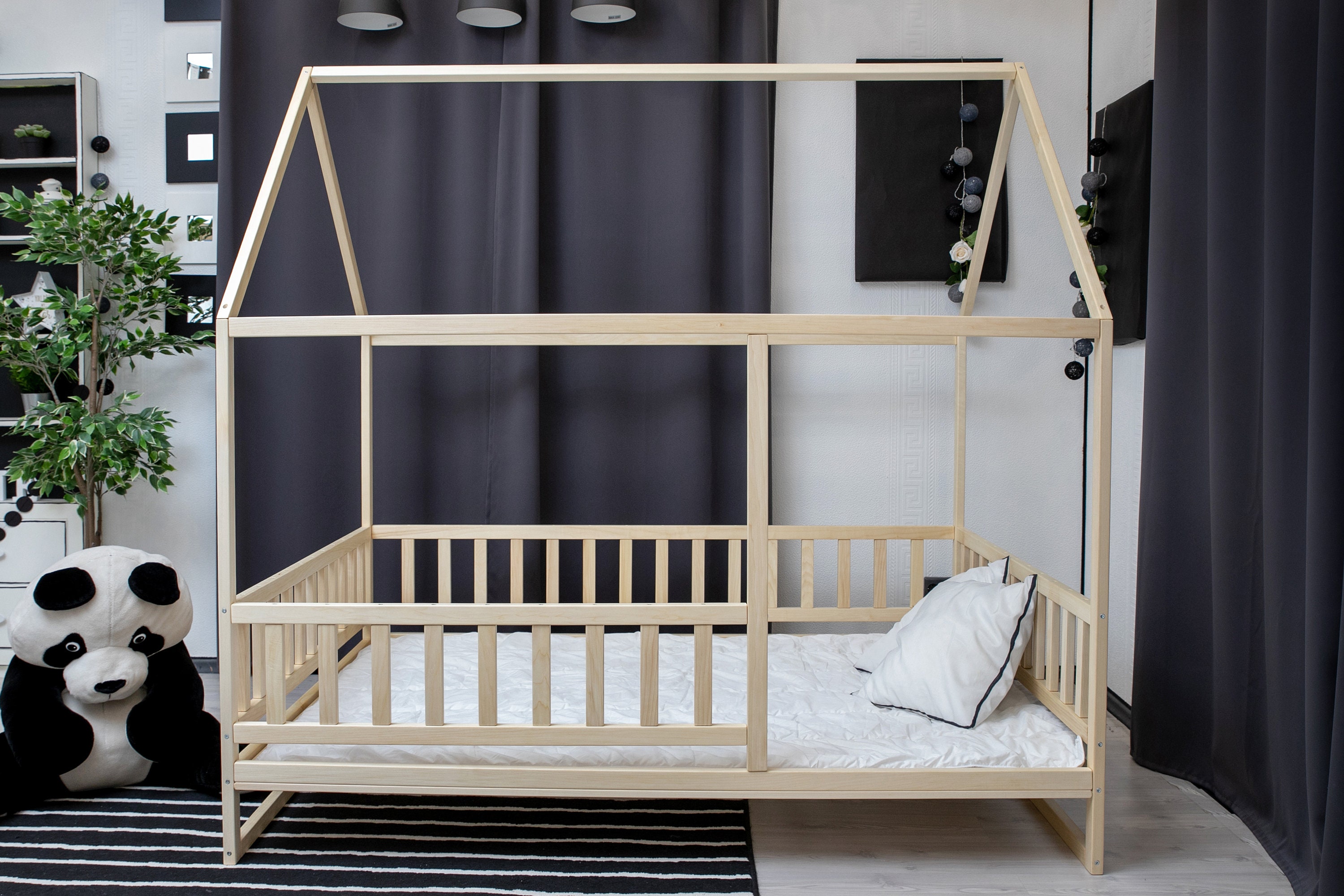 Toddler Bed Nursery Crib Children Bed Montessori Bed Kid Bed