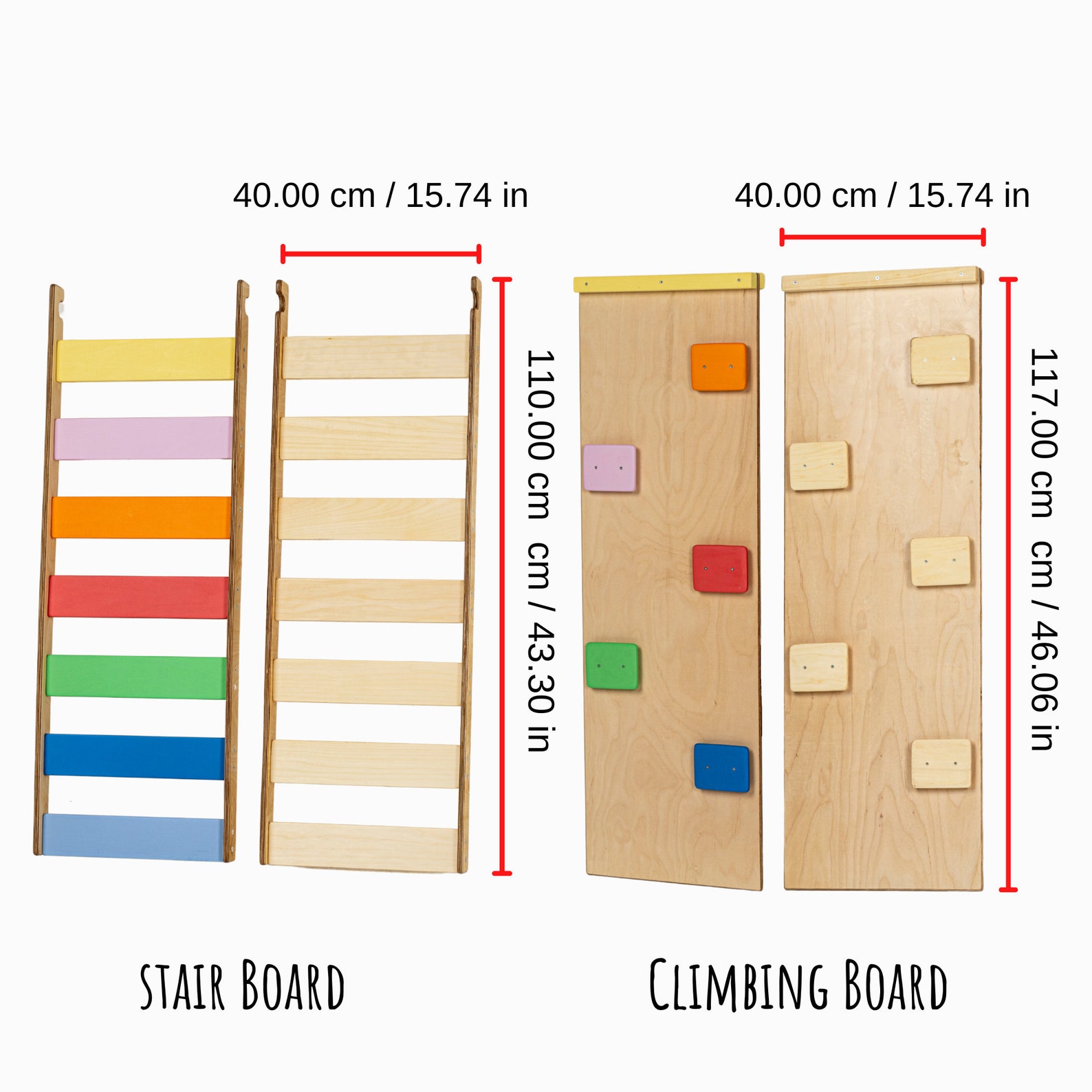 Ladder Stair Rock Rope Boards WITHOUT the Triangle Etsy