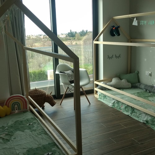 Toddler House Beds With Slats Montessori Style Bed Etsy Australia