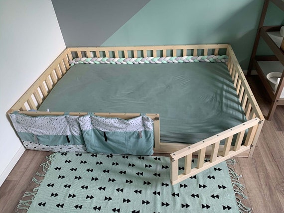 Toddler Floor Bed With Slats Montessori Bed Floor Bed Etsy