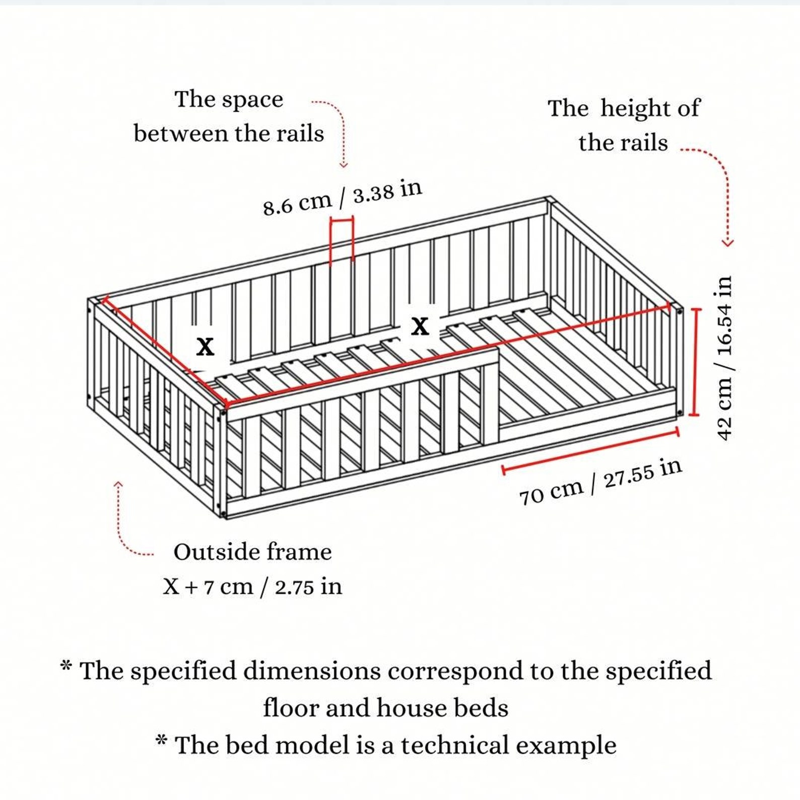 Toddler Floor Bed Montessori Bed Floor Bed Montessori Floor Etsy