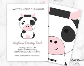 cow birthday invitation cow birthday farm birthday cow